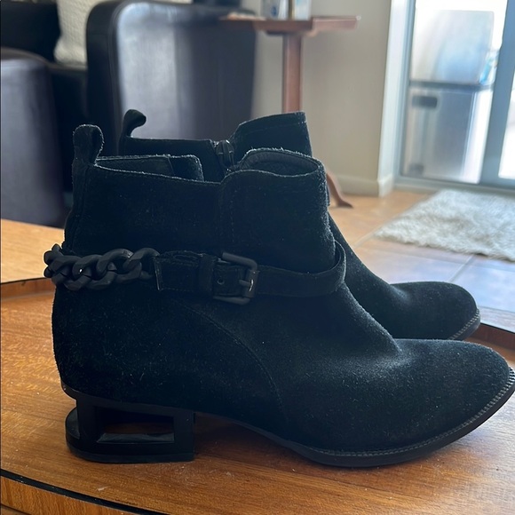 Jeffery Campbell Chain Ankle Boots Size 7 - Picture 1 of 7